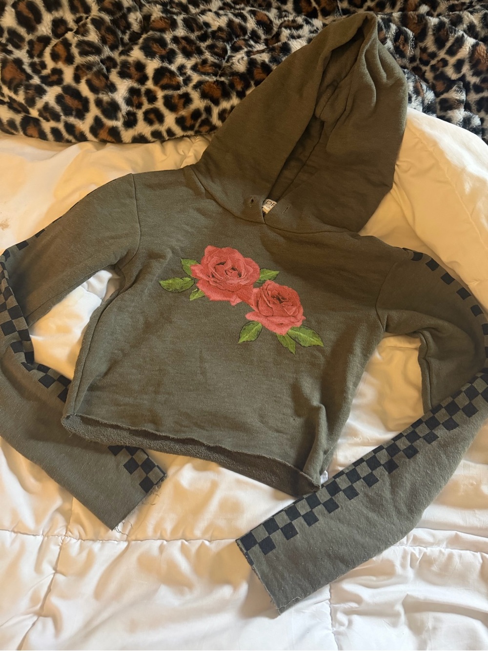 Wildfox cropped hoodie